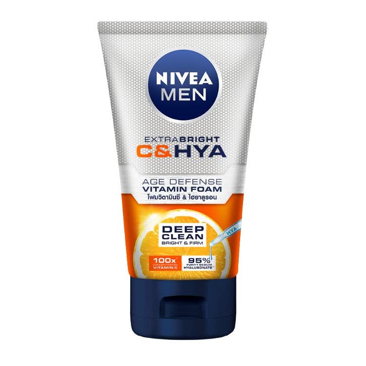 Nivea Men Extra Bright C&Hya Age Defense Vitamin Foam 100G