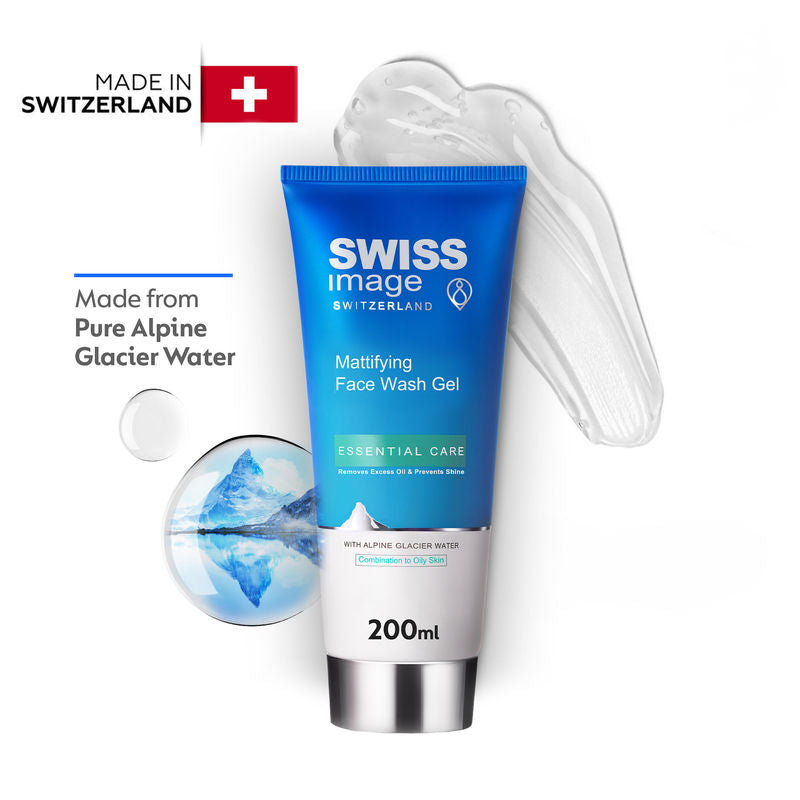 Swiss Image Mattifying Face Wash Gel, Remove Excess Oil & Prevents Glow For Mattifying Look