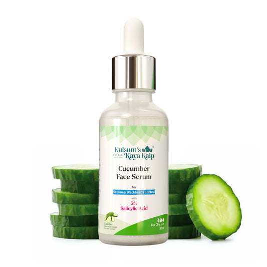 Kulsum's Kaya Kalp Cucumber Face Serum with 2% Salicylic Acid