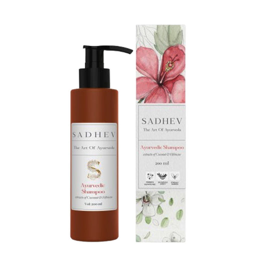SADHEV Ayurvedic Shampoo - Coconut & Hibiscus