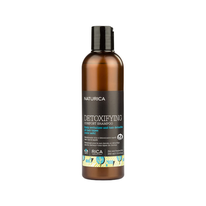 Naturica Detoxifying Comfort Anti-Pollution Shampoo for All Hair Type, Revitalize with Mint & Caper