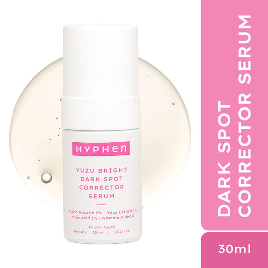 HYPHEN 2% ALPHA ARBUTIN & 1% KOJIC ACID FACE SERUM FOR DARK SPOTS WITH YUZU EXTRACTS(30ML)