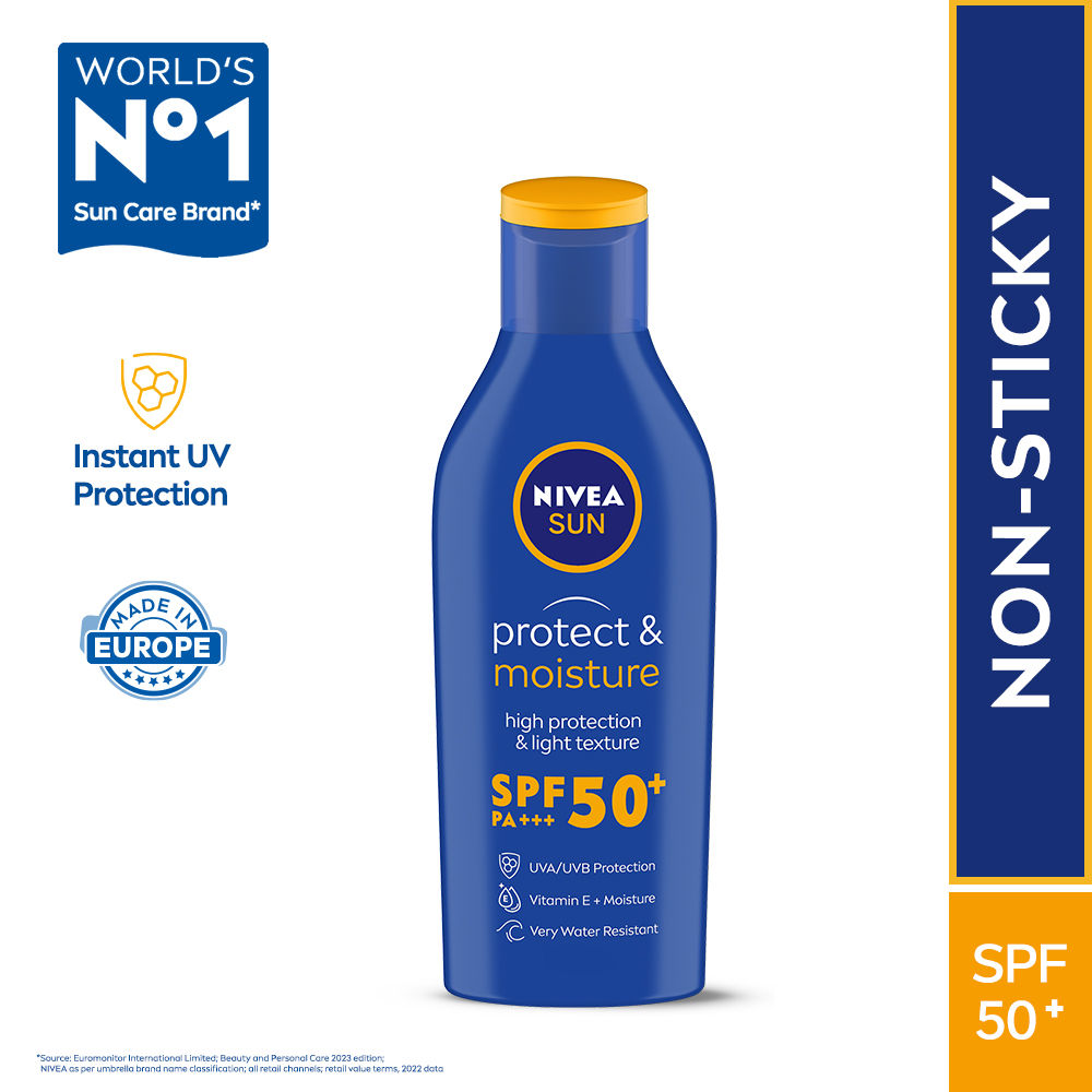 NIVEA SPF 50+ PA+++ & Vit E Face Sunscreen- Instant & Waterproof Protection