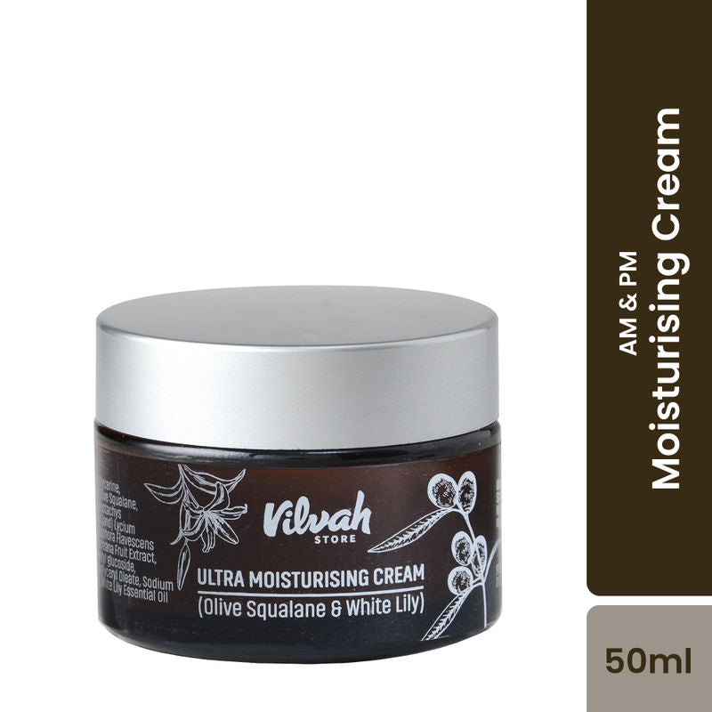 VILVAH Ultra Moisturising Cream with Olive Squalene and White Lily