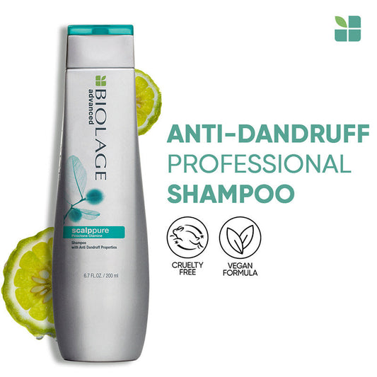 Matrix Biolage Scalppure Professional Anti-Dandruff Shampoo, Removes Visible Flakes After 1st WASH