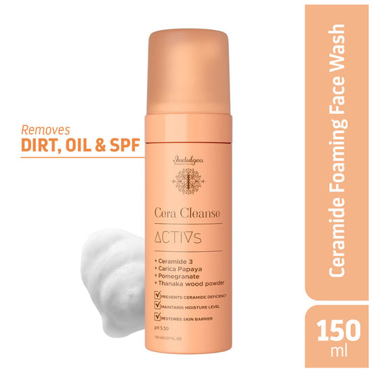 Indulgeo Essentials Cera Cleanse Activs - Ceramide Foaming Face Wash