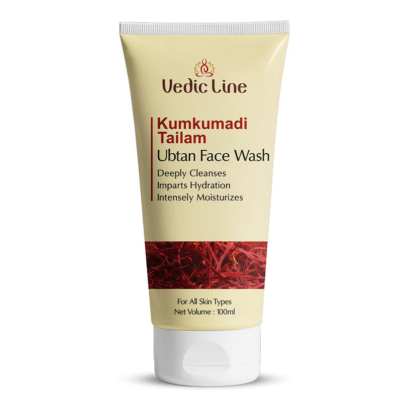 Vedic Line Kumkumadi Tailam Ubtan Face Wash