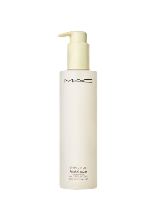 M.A.C HYPER REAL FRESH CANVAS CLEANSING OIL MAKEUP REMOVER WITH NIACINAMIDE, HYALURONIC ACID & CERAMIDES