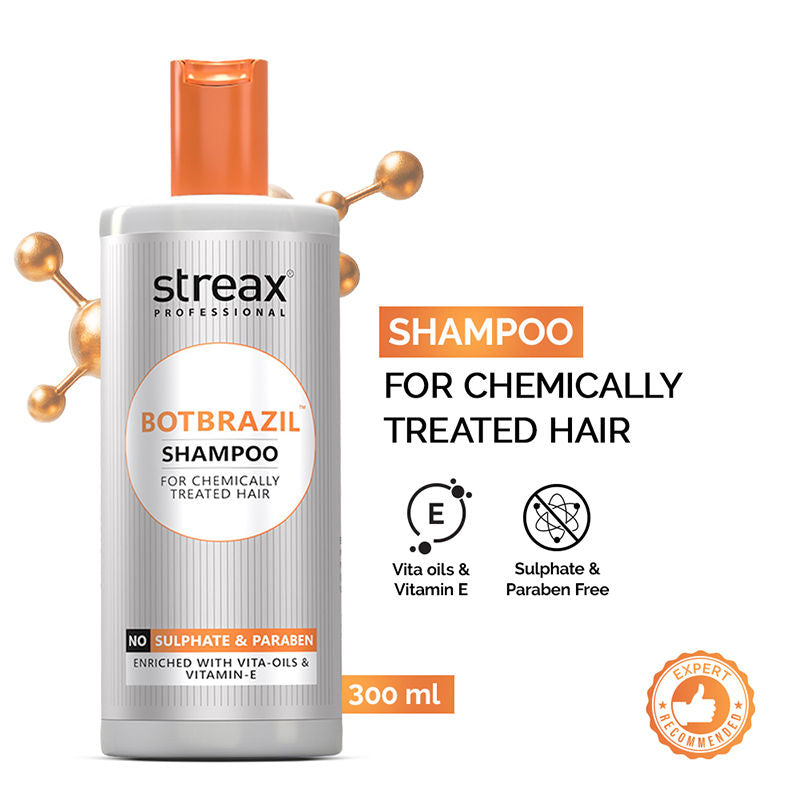 Streax Professional Botbrazil Paraben-Free Shampoo