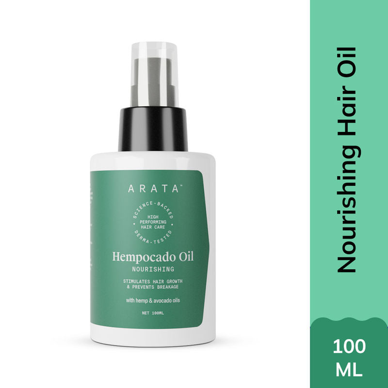 Arata Hair Oil With Hemp And Avocado for Hair Nourishment