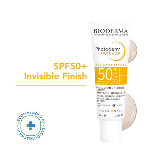 Bioderma SPF 50+ Anti Aging Sunscreen - Photoderm Spot-Age Gel Sunscreen - UVA/UVB Protection
