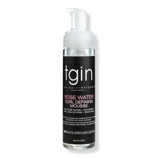 tgin Rose Water Curl Defining Mousse