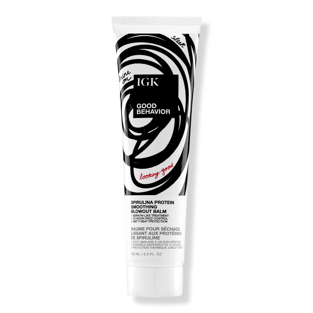 IGK Good Behavior Spirulina Protein Smoothing Blowout Balm