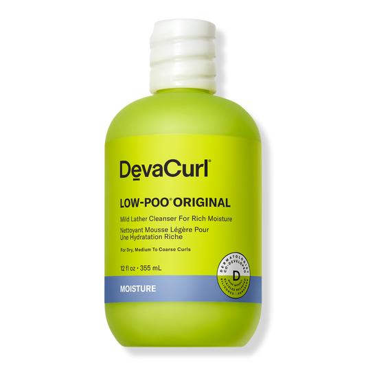 DevaCurl LOW-POO ORIGINAL Mild Lather Cleanser for Rich Moisture