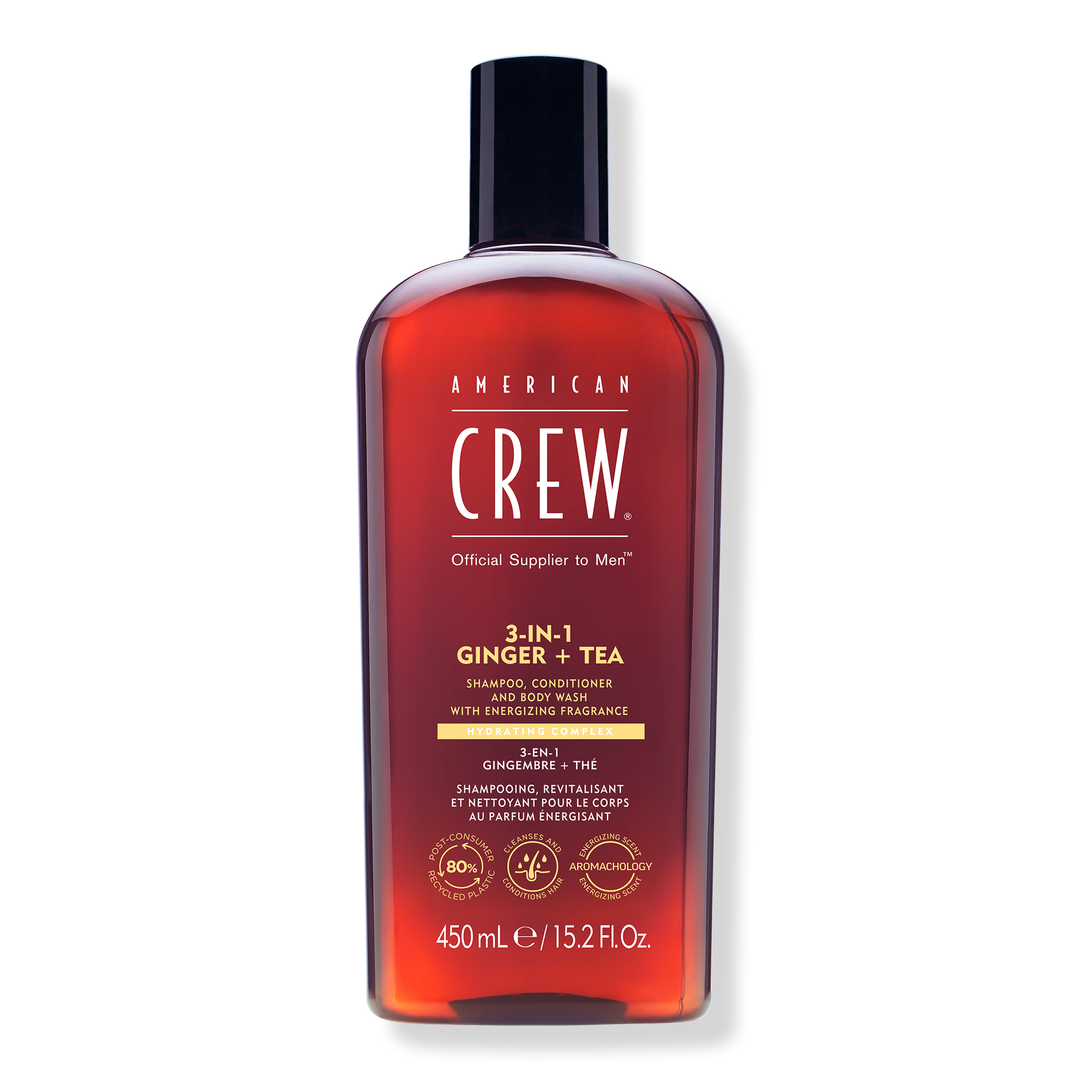3-in-1 Ginger + Tea Shampoo, Conditioner and Body Wash