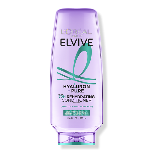 Elvive Hyaluron Pure 72H Rehydrating Conditioner for Oily Hair