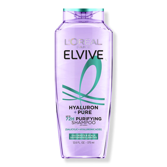 L'Oréal Elvive Hyaluron Plus Pure 72H Purifying Shampoo for Oily Hair