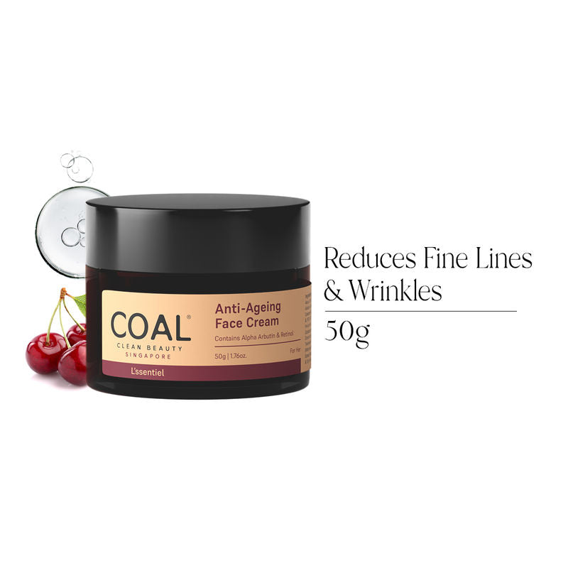 COAL Clean Beauty Anti-Ageing Face Cream With Retinol Delays Premature Ageing