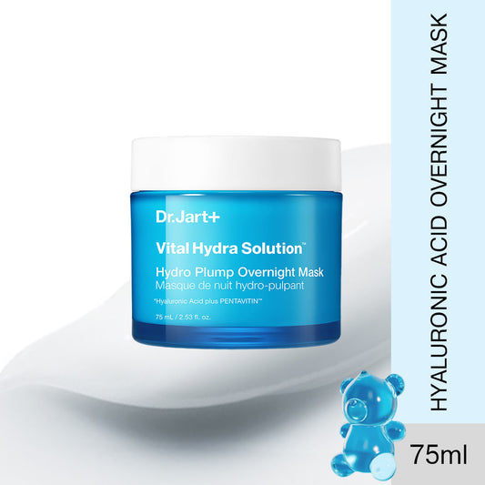 DR.JART+ VITAL HYDRA SOLUTION HYDRO PLUMP OVERNIGHT MASK WITH HYALURONIC ACID TO REBUILD SKIN BARRIER(75ML)
