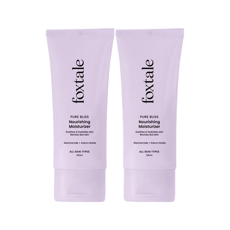 Foxtale Nourishing Face Moisturizer With Niacinamide - Pack Of 2