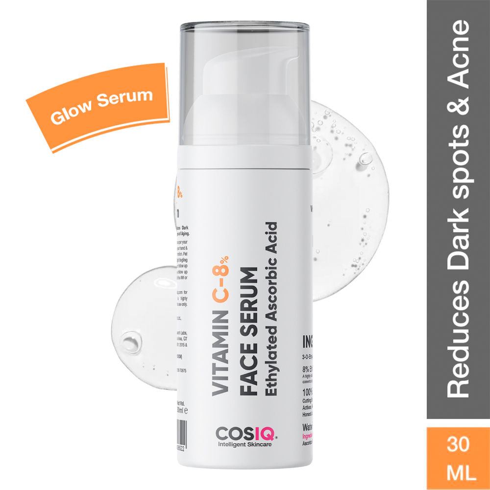 Cos-IQ Vitamin C-8% Only 2 Ingredients Face Serum(30ml)