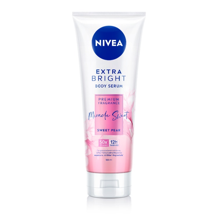 Nivea Extra Bright Premium Fragrance Miracle Sweet (Sweet Pear) Body Serum 180Ml
