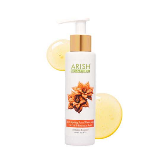 ARISH BIO-NATURAL Anti Ageing Face Wash With Carrot & Retinoic Acid