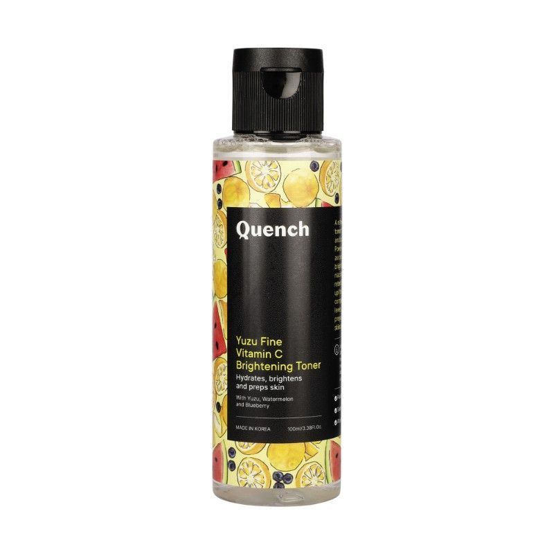 Quench Vitamin C Brightening Toner For Glowing Skin with Yuzu & Orange Peel