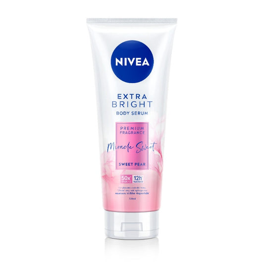 Nivea Extra Bright Premium Fragrance Miracle Sweet (Sweet Pear) Body Serum 320Ml