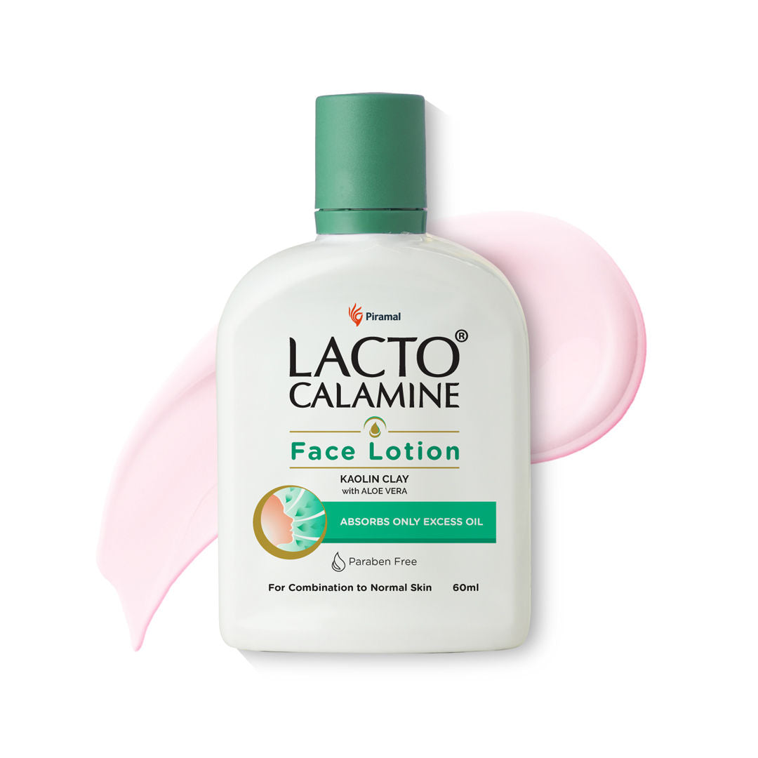 Lacto Calamine Face Moisturizer, Body Lotion with Kaolin for Combination to Normal Skin