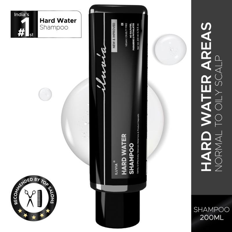 iluvia Hard Water Shampoo , Free From Sulphates Parabens, & Phthalates Colour Safe