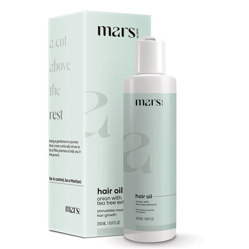 Mars by GHC Hair Oil With Onion & Bhringraj For Stronger And Thicker Hair Growth