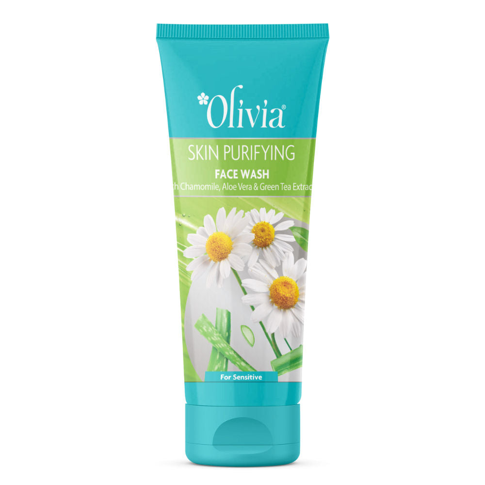 Olivia Skin Purifying Face Wash – Deep Cleansing Gel Face Wash for Clear, Detoxified Skin