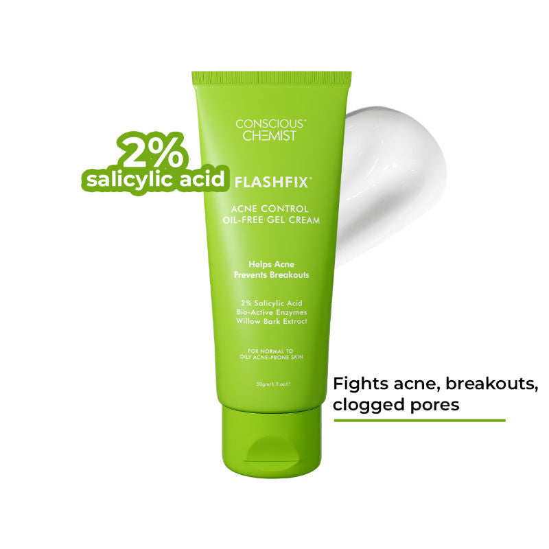 Flashfix Acne Spot Corrector Face Cream With 2% Salicylic Acid & Bio-Actives