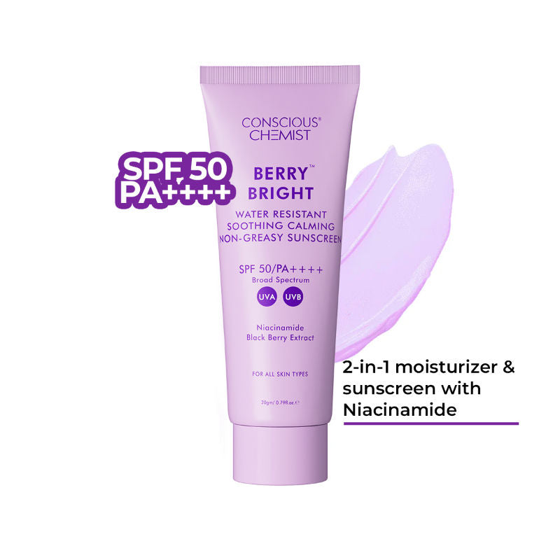 Conscious Chemist Niacinamide Sunscreen SPF 50 PA++++ With Water Resistant & No White Cast