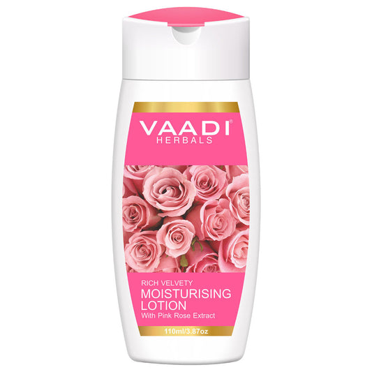 Vaadi Herbals Moisturising Lotion With Pink Rose Extract