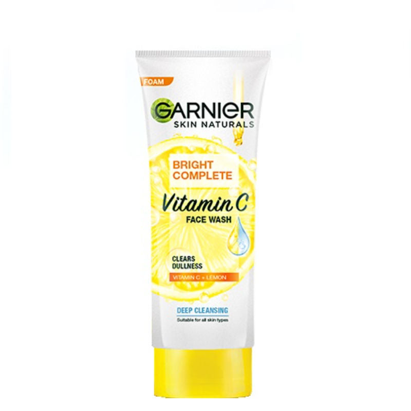 Garnier Vitamin C Face Wash for Brighter Skin Cleanses Skin & Removes Impurities