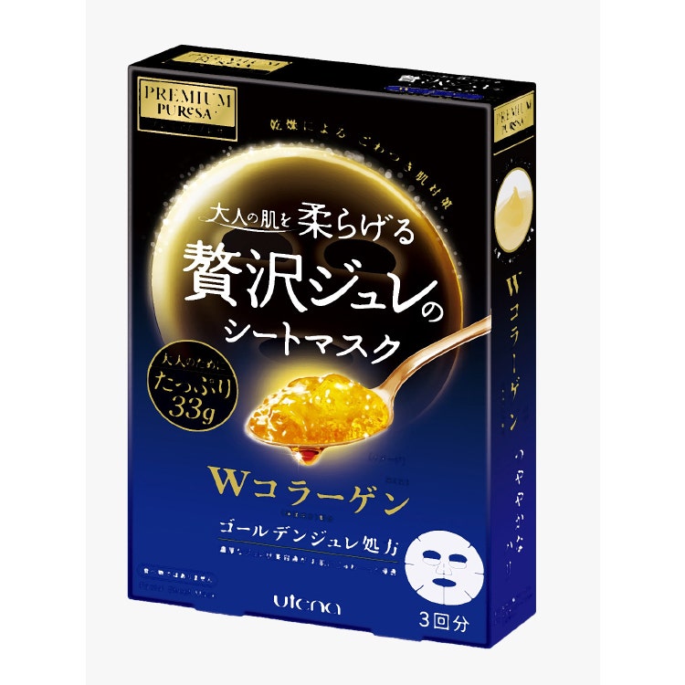 Utena Premium Puresa Golden Jelly Mask Collagen 3S