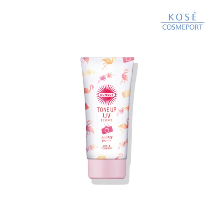 Kose Cosmeport Suncut Tone Up Pink Uv Essence Pa++++ Spf 50+ 80G