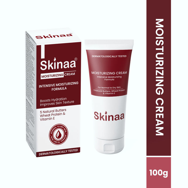 Skinaa Moisturizing Cream with Vitamin C, and Natural Butter Recommended for Moisturizing Skin.
