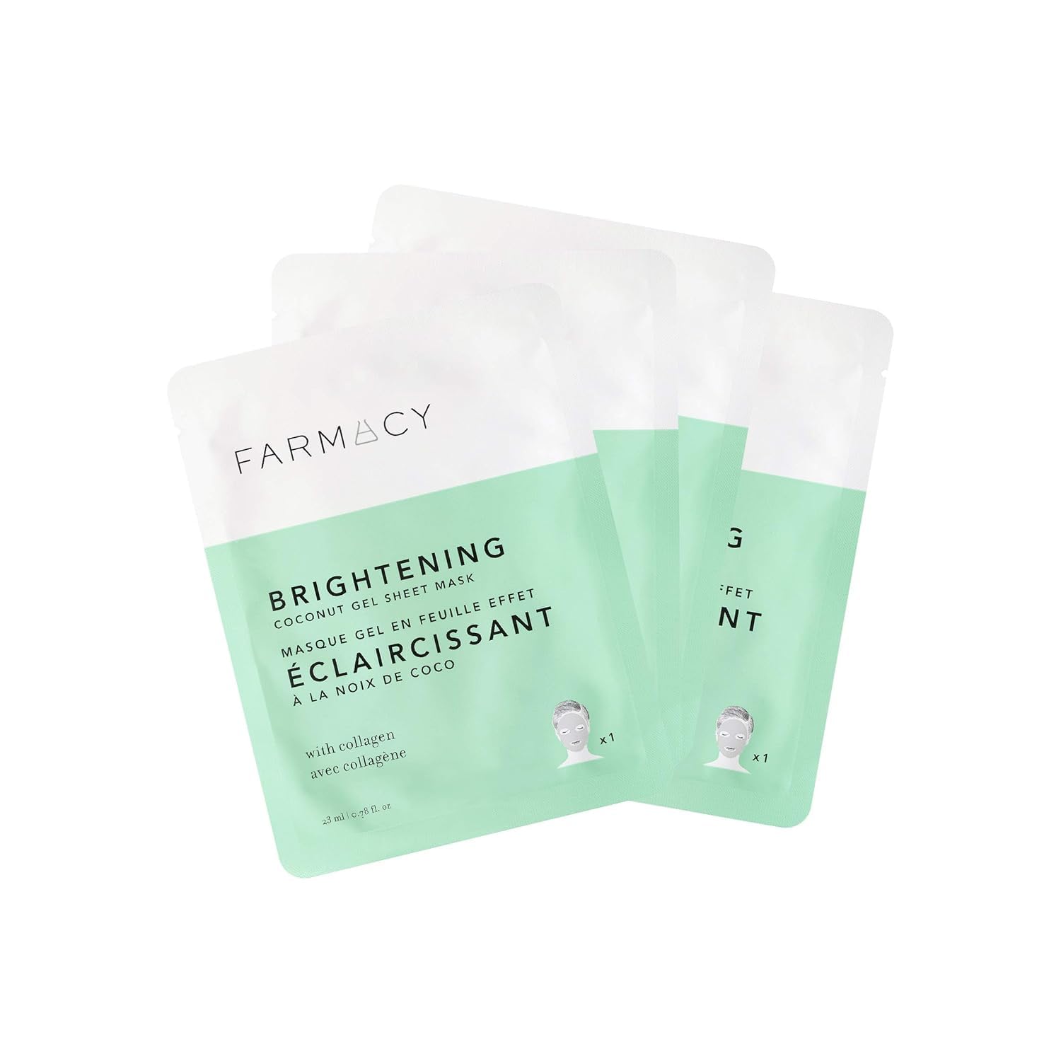 Brightening Coconut Gel Mask - 4-pack