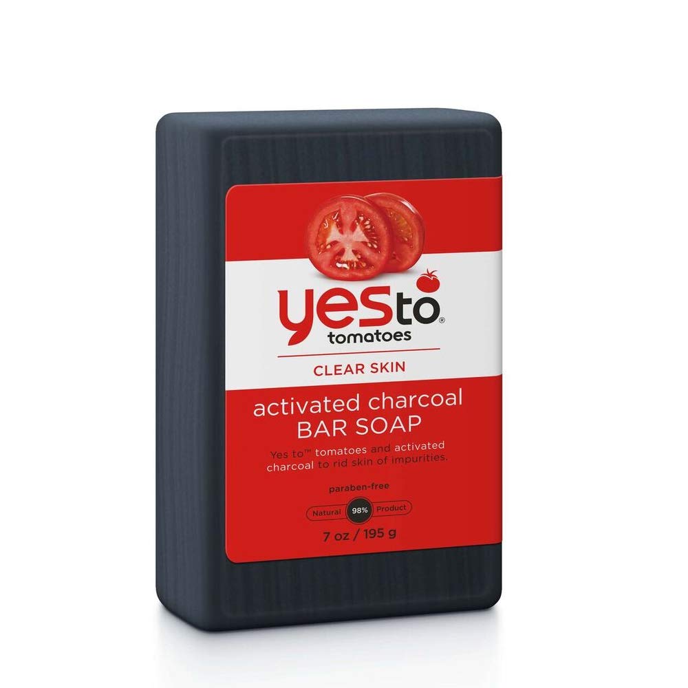 tomatoes clear skin detoxifying charcoal bar soap