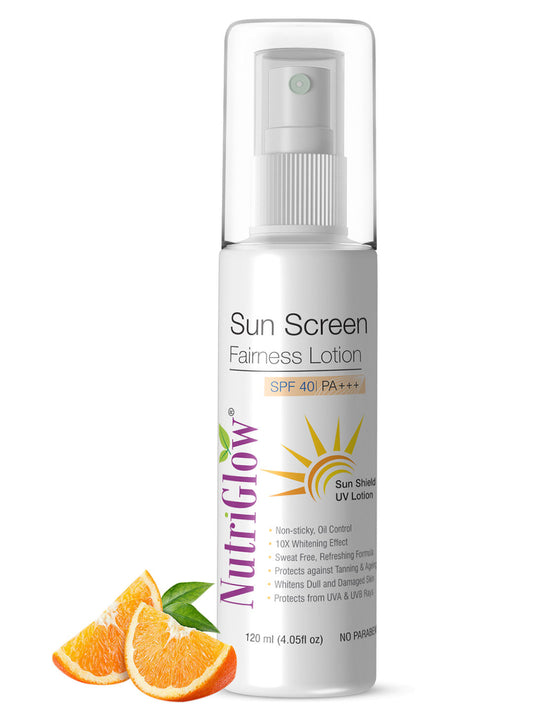 NutriGlow Sunscreen Fairness Liquorice UV SPF 40 PA+++ Lotion