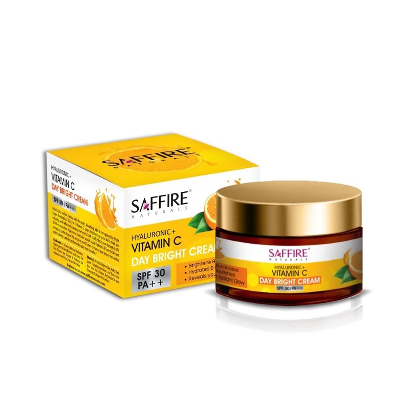 Saffire Naturals Hyaluronic + Vitamin C Day Bright Cream