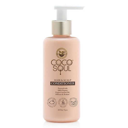 Coco Soul Hair & Scalp Conditioner with Coconut & Ayurveda For Frizz Free Strong & Silky Hair