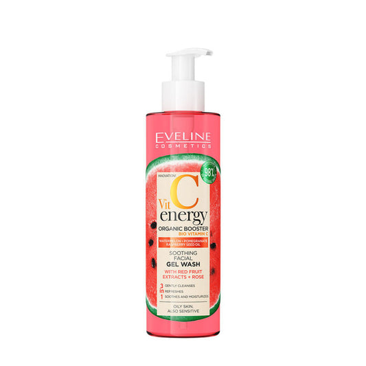 Eveline Cosmetics Vit C Energy Organic Booster Soothing Face Wash Gel-Oil