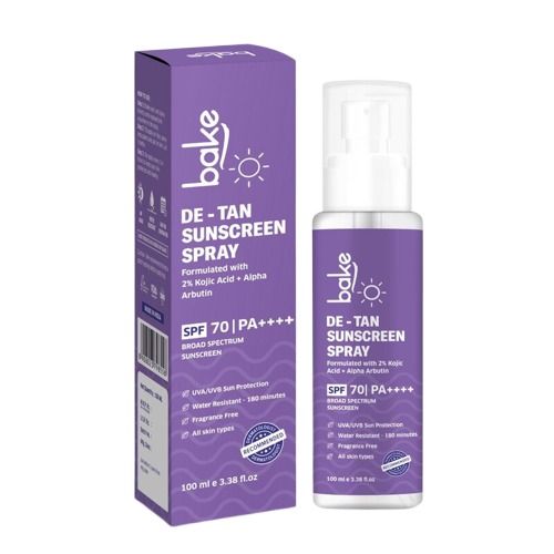 BAKE SPF 70 Sunscreen Spray PA++++ Waterproof