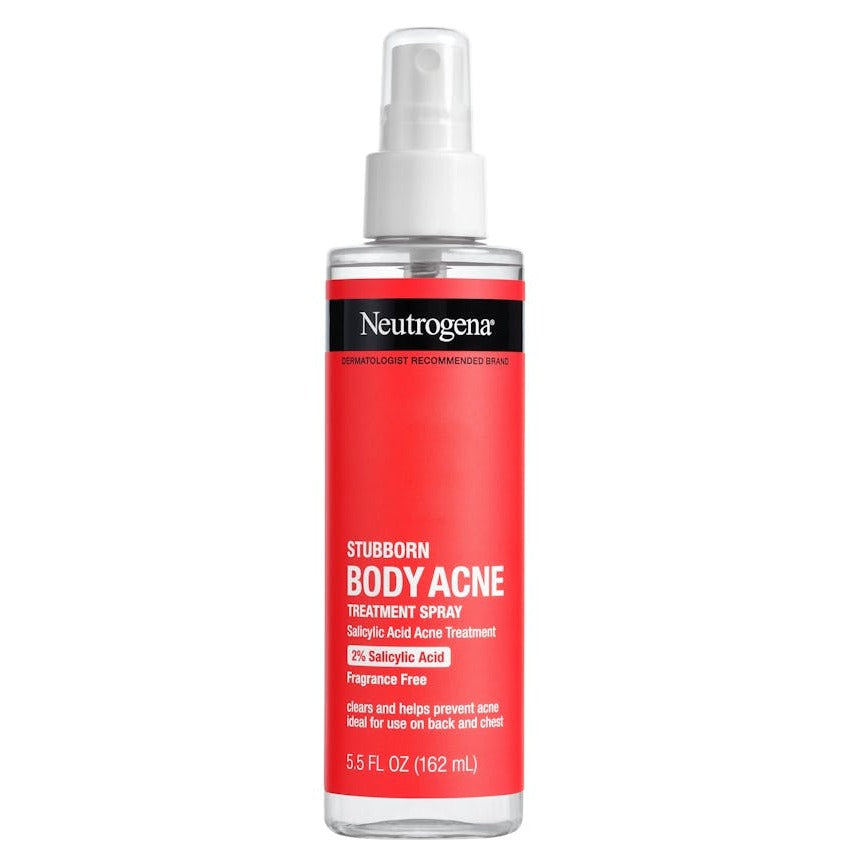 Stubborn Body Acne Treatment Spray for Breakouts, Fragrance Free