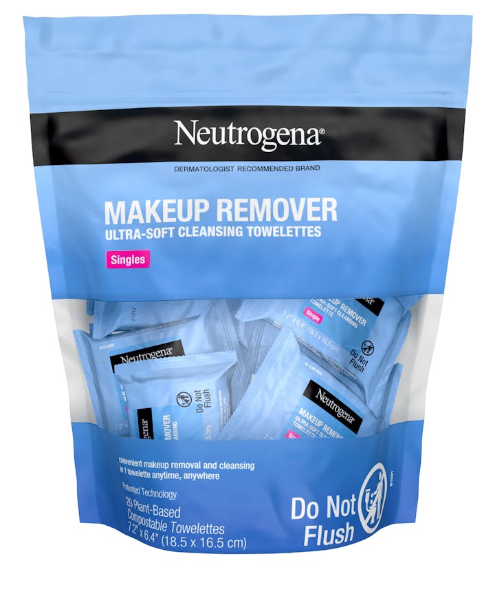 Individually Wrapped Makeup Remover Cleansing Wipes