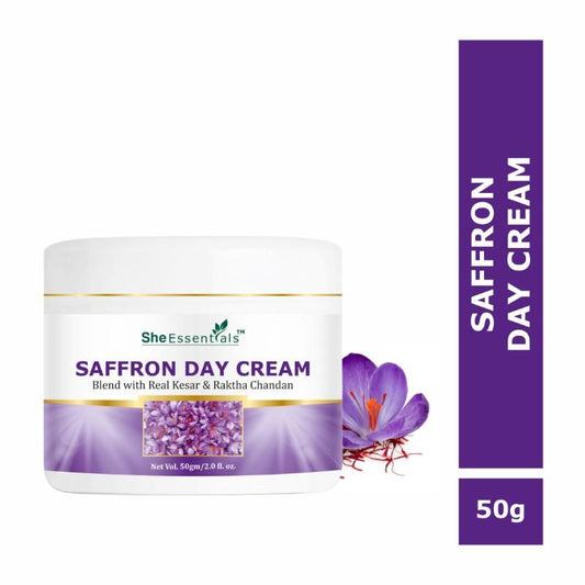 She Essentials Saffron Day Cream For Anti Ageing - All Types Of Skin